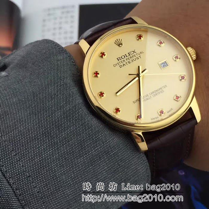 勞力士ROLEX 316L精鋼表殼 全自動機械男士腕表  WSS0129